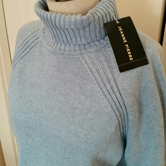 JEANNE PIERRE Sweaters - JEANNE PIERRE Sweater Chambray Heather NEW